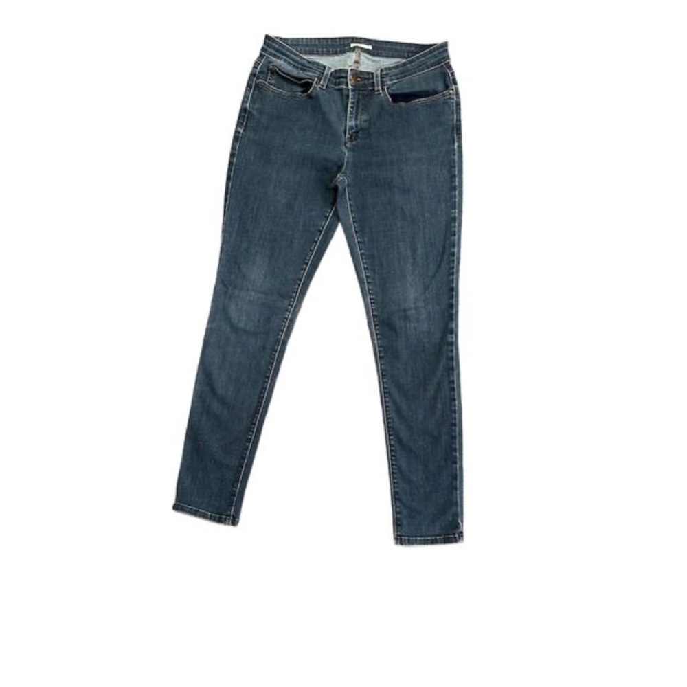 Eileen Fisher Women's Skinny Jeans Size 10 Blue Stretchy Denim Eco-Friendly